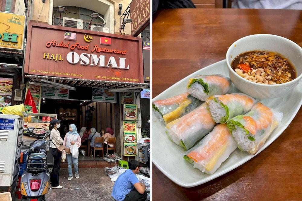 Spring roll is one of the favorite dishes of diners when enjoying a meal at Osman (Source: Aiman A - Google Maps)
